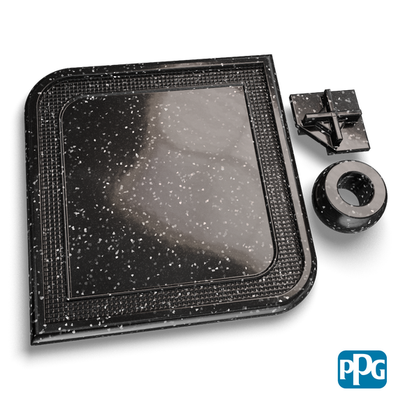 Black Starlight Powder Coating