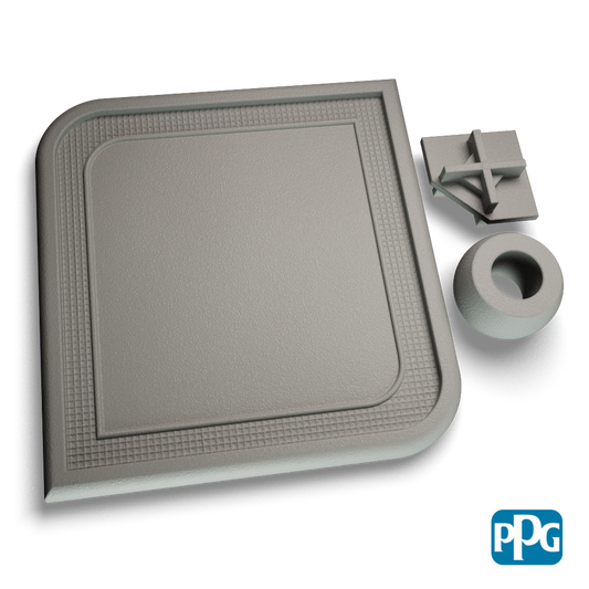 RAL 7037 DUSTY GREY TEXTURE