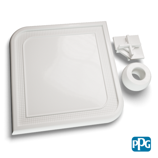 WHITE POLYESTER FULL GLOSS
