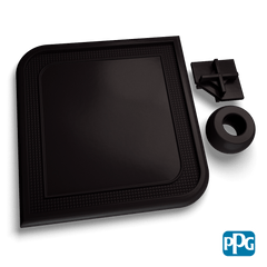 SOFTENED BLACK MATTE PANEL