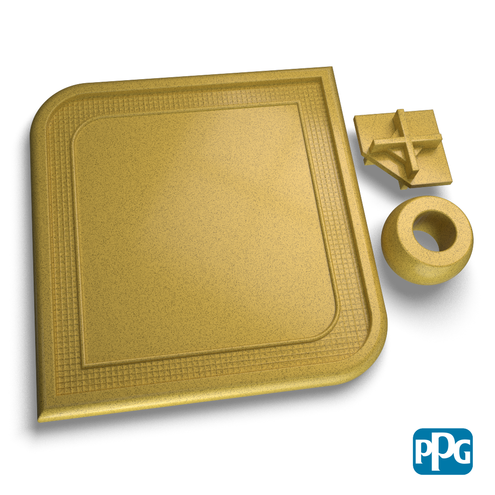 Small Batch PPG Powder Coatings SUN GOLD