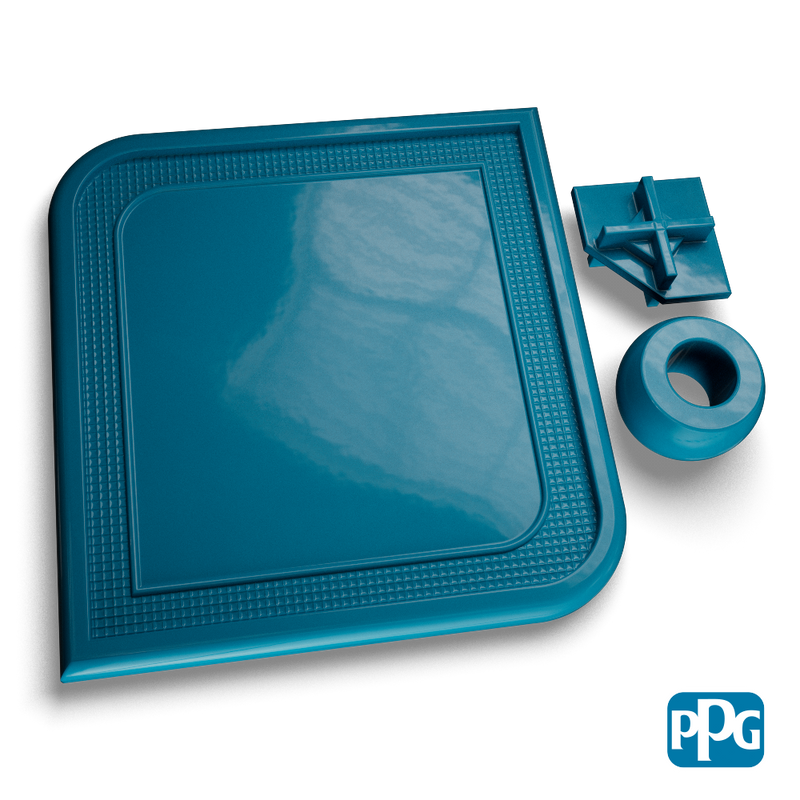 BLUE TRANSPARENT (PU9006) Powder Coating