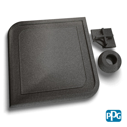 Small Batch PPG Powder Coatings ENVIROCRON LUM Retroreflective Black