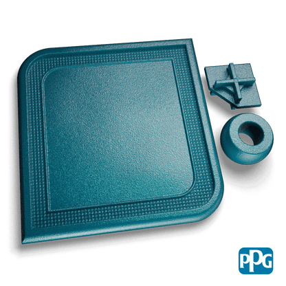 RAL 5009 AZURE BLUE TEXTURE