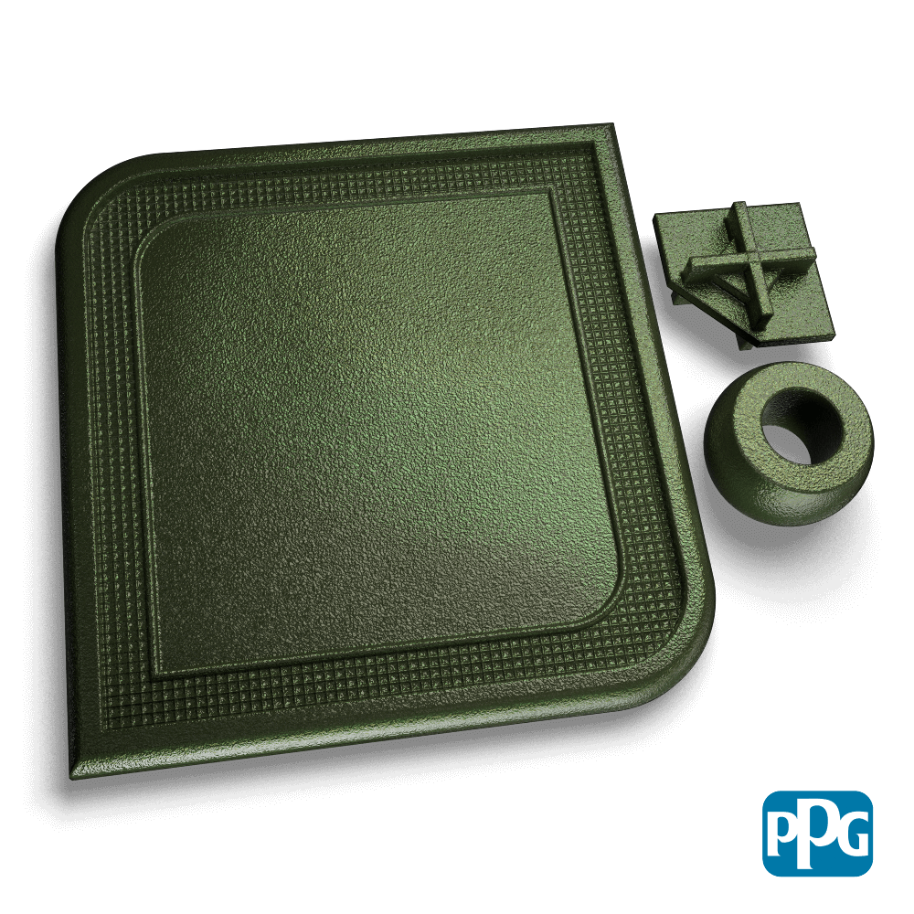 SMALL BATCH RAL 6020 CHROME GREEN TEXTURE AAMA 04