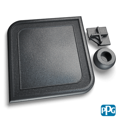 RAL 7024 GRAPHITE GRAY TEXTURE AAMA 04
