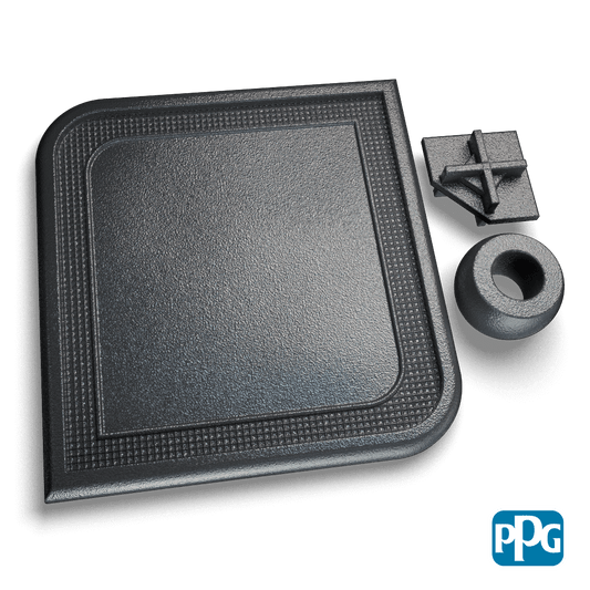 RAL 7024 GRAPHITE GRAY TEXTURE AAMA 04