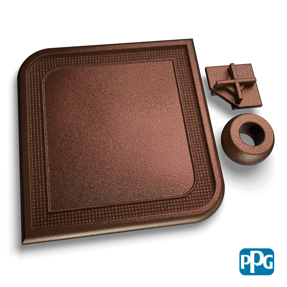 RAL 8028 TERRA BROWN TEXTURE AAMA 04