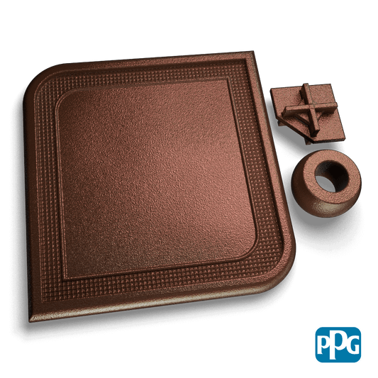 RAL 8028 TERRA BROWN TEXTURE AAMA 04