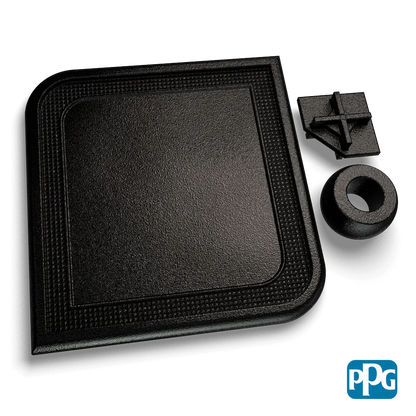 BLACK TEXTURE powder coating color swatch image