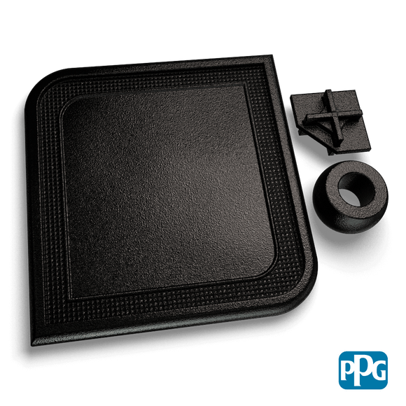 Small Batch PPG Powder Coatings BLACK TEXTURE