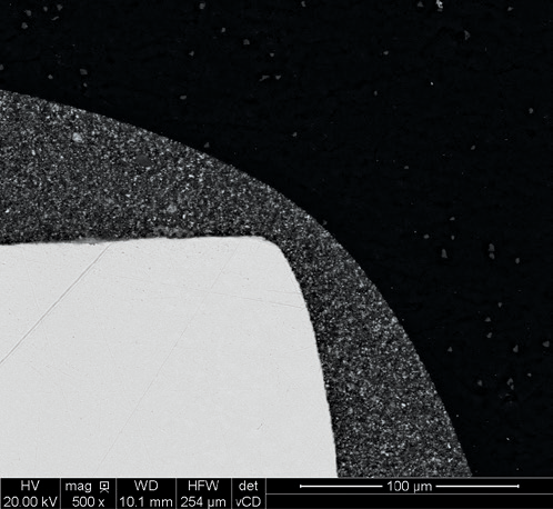 Envirocron Extreme Protection Edge Plus electron microscope image