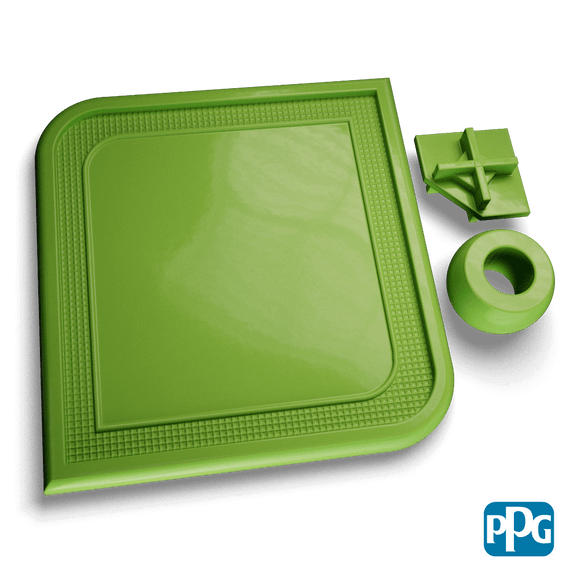 Axalta RAL 6002 Leaf Green Polyester 80% Gloss Powder Coating (20kg Box)
