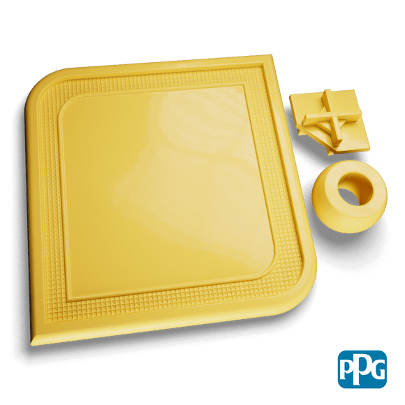 Safety Yellow PCTZ30143 Powder Coating, PPG